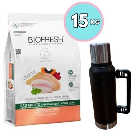 Biofresh Adulto Raza Pequeña 15 kg + Termo
