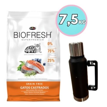 Biofresh Gato Castrado 7,5 kg + Termo