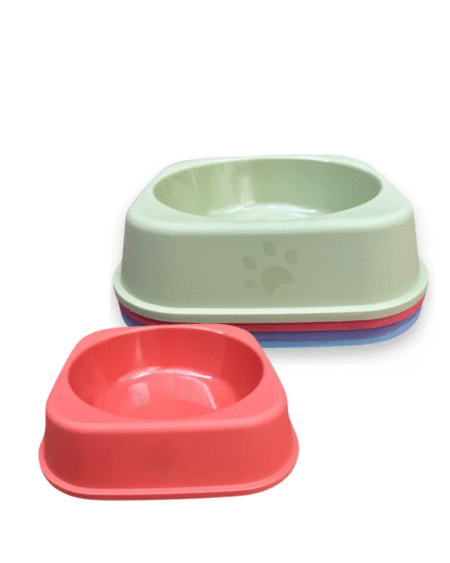 Plato Cuadrado para perros y gatos, varios tamaños