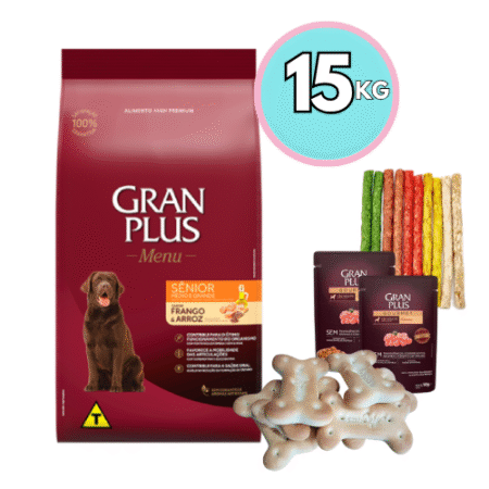 Gran Plus Senior Raza Mediana 15kg + Regalo a elección